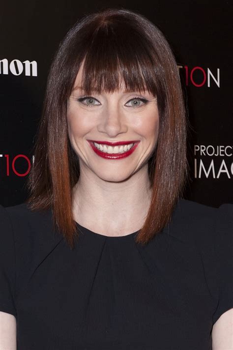 bryce dallas howard with dark auburn hair bryce dallas howard s natural hair color popsugar