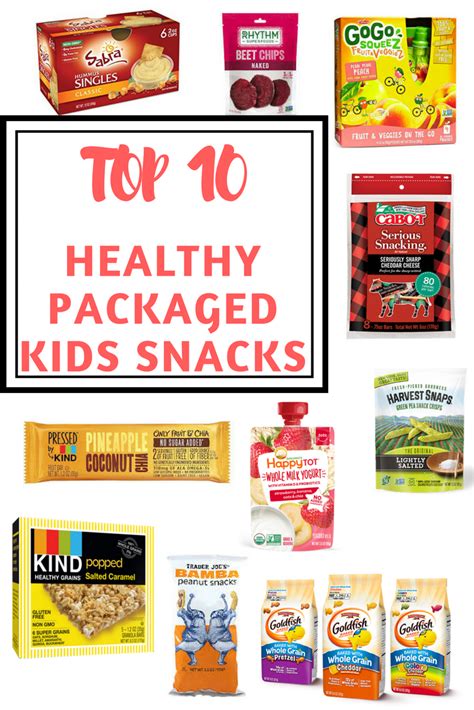 Top 10 Healthy Packaged Kids Snacks Lauren Sharifi Nutrition
