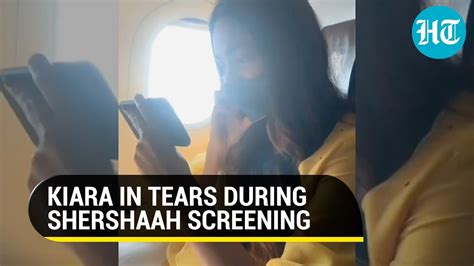Kiara Advani Breaks Down While Watching Shershaah On A Flight Video