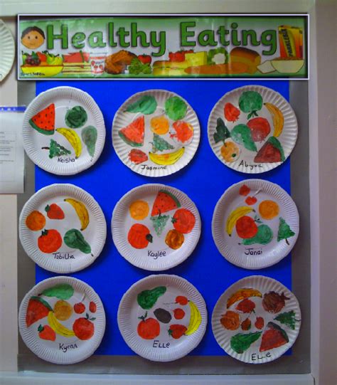 Healthy Eating Classroom Display Photo Sparklebox Artesanato Pré