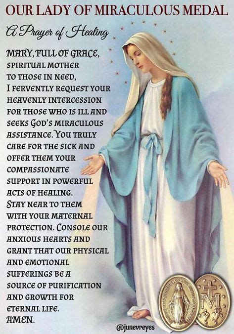 10 Best Mary Our Lady Of The Miraculas Medal Images In 2020 Catholic Prayers Blessed Mother