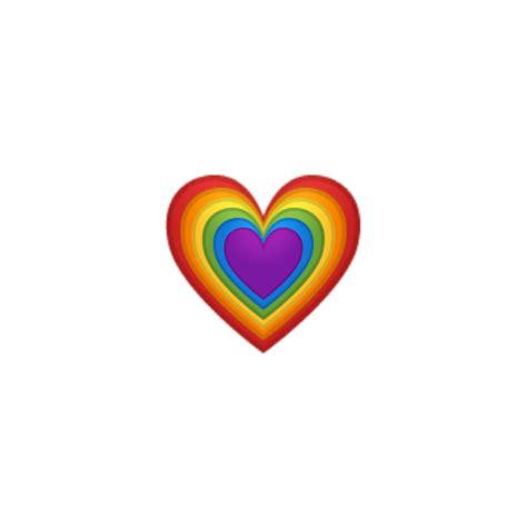 Heart Rainbow Love Equal Sticker By Chimpanzeecleopatra