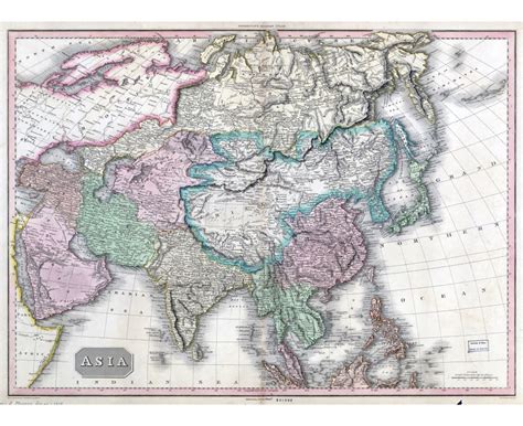 Old Maps Of Asia Collection Of Old Maps Of Asia From Different Eras