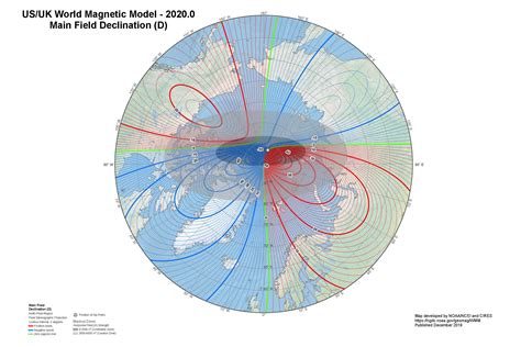 World Magnetic Model Wmm National Centers For Environmental