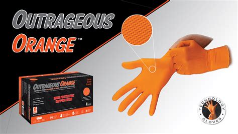 High Visibility Hand Protection New Outrageous Orange Gloves The