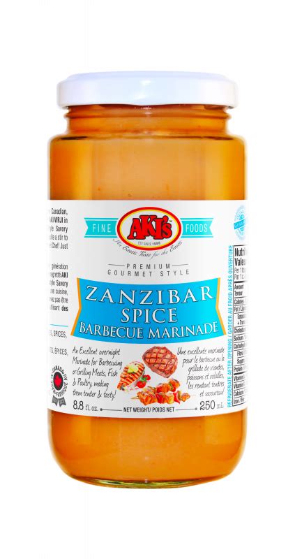 Zanzibar Spice Bbq Marinade Akis Fine Foods Ltd