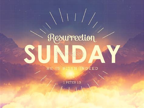 Sharefaith Media Resurrection Sunday Sunrise Church Powerpoint