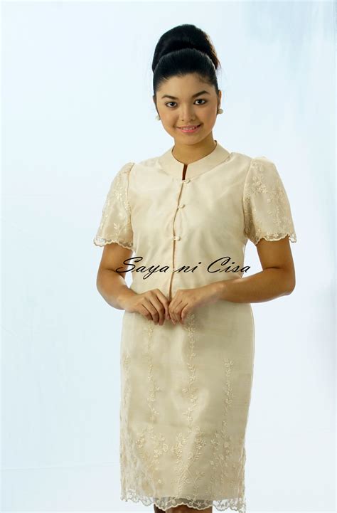 Modern Filipiniana Dress Linen Barong Tagalog Philippine Ubicaciondepersonas Cdmx Gob Mx