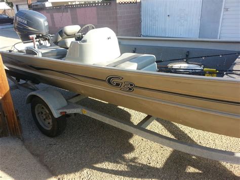 2006 17 Foot G3 Dlx 1756 Aluminum Boat W Yamaha Four Stroke Outboard