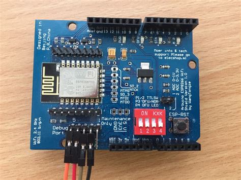 Arduino Tehniq Revival And Use The Arduino Esp8266 Wifi Shield Version