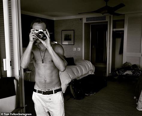 Harry Potters Tom Felton Sends Fans Into Meltdown As He Poses Shirtless For Bedroom Snap
