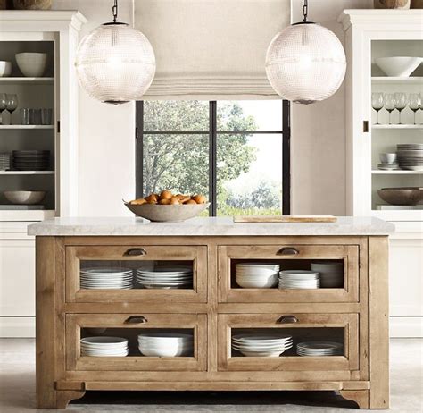 Maybe you would like to learn more about one of these? 20th C. Salvaged Wood & Marble Kitchen Console in 2020 ...