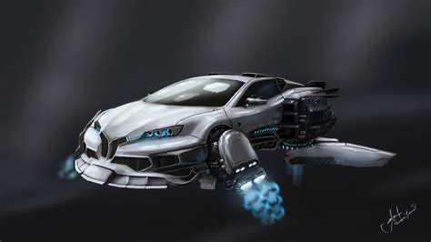 Concept Art Of Auto Dmitry Ustinov Future Car Vehicles Flying Car