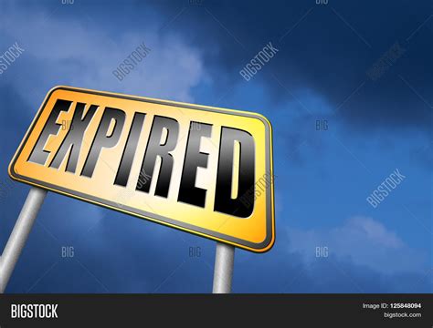 Expired Sign Image And Photo Free Trial Bigstock