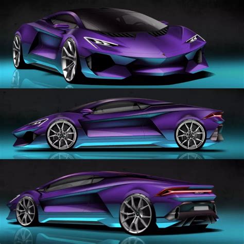 2024 Lamborghini Stella Hybrid Imagines Near Post Aventador Eco Future