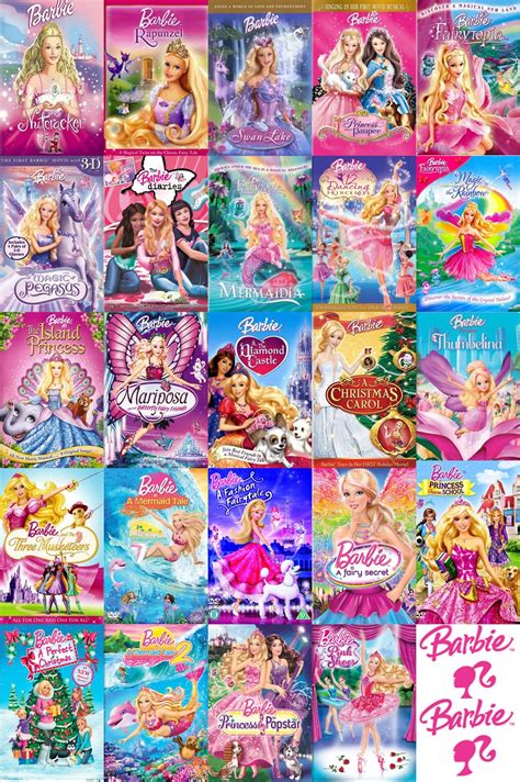My Princess Movies Barbie List