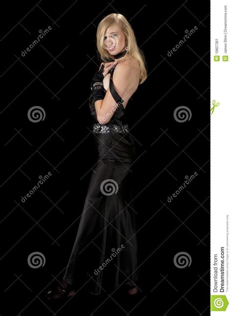 Striptease In Evening Wear Sequence Stock Image Image Of Blonde