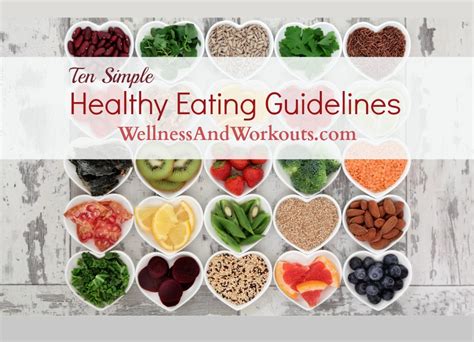 Healthy Eating Guidelines