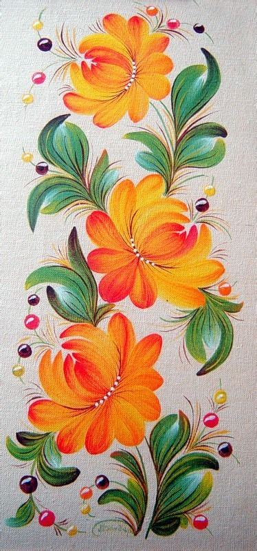 Pin By Mariya Sinitsa On керамика Folk Art Flowers Flower Art