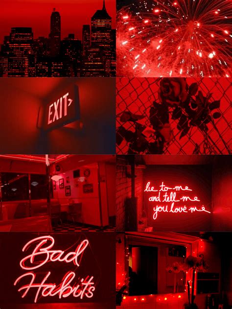 Baddie collage background collage poster aesthetic iphone. Red Baddie Wallpapers - Wallpaper Cave
