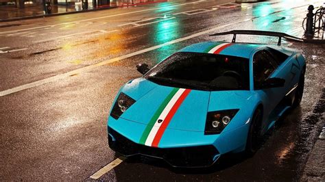 Teal Sports Car Car Lamborghini Murcielago Blue Lamborghini Hd