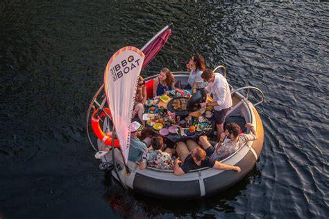 You Can Now Rent A Floating Bbq Boat To Set Sail Through London And It