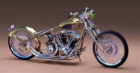 Get more photo about cars and motorcycles related with by looking at photos gallery at the bottom of this page. 3D HARLEY DAVIDSON BOBBER WITH SHOVELHEAD ENGINE