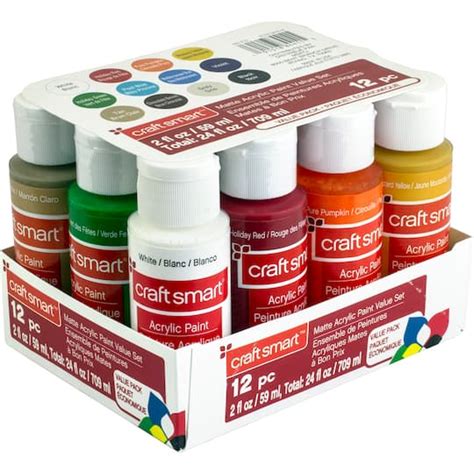 Shop For The Craft Smart Matte Acrylic Paint Value Set At Michaels