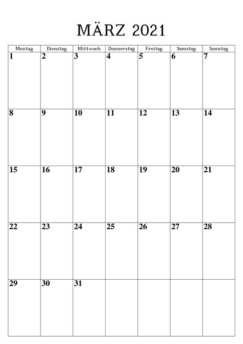 Drucken sie auf blatt a5. Druckbaren März 2021 Kalender Zum Ausdrucken PDF, Excel, Word | Druckbarer 2020 Kalender