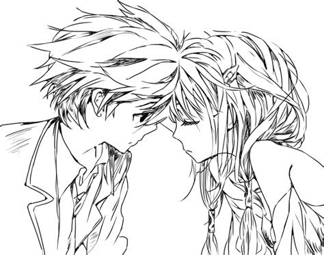 Cute Anime Couple Drawing At Getdrawings Free Download