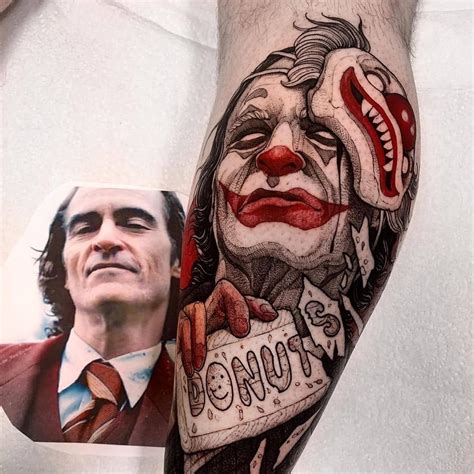 The Best Tattoos With Joaquin Phoenixs Joker Joker Tattoos Marvel