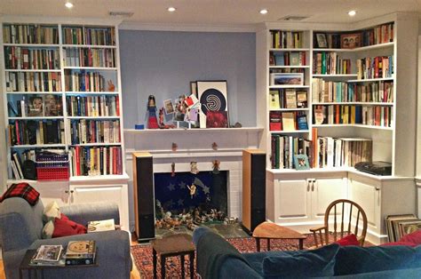 Hand Made Painted Living Room Cabinets And Bookshelves By