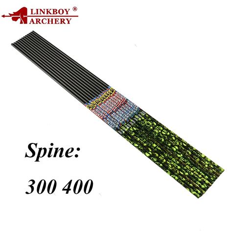 12pcs Linkboy Archery Carbon Arrow Shafts Id62mm 30inch Sp300 340
