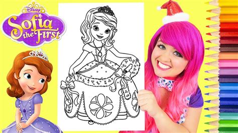 Sofia The First Drawing With Colour Sofia Mermaid Princess Peach Disney