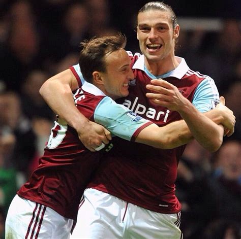 Andy Carroll And Mark Noble West Ham United Andy Carroll West Ham United Premier League Football