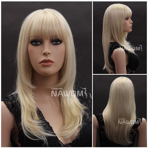 Free Shipping 100 Kanekalon Sexy Blonde Girls Wigs New Arrival
