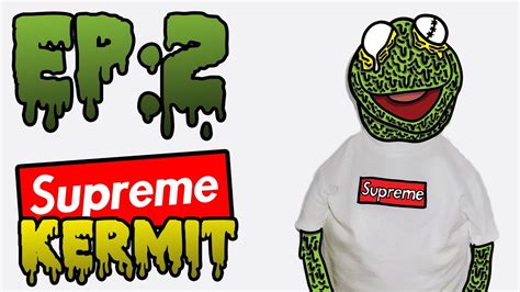 Ep 2 Melting Speed Art Supreme Kermit Youtube