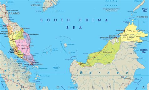 Peta Negara Asean Kondisi Geografis Penjelasannya