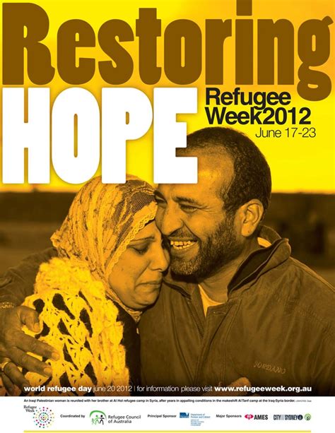Poster Refugeeweek2012 Refugee Week World Refugee Day Refugee
