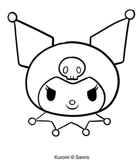 Kuromi Coloring Pages Online Cartoons