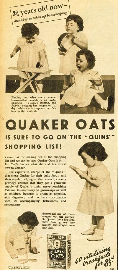 History World Advert Museum Quaker Oats