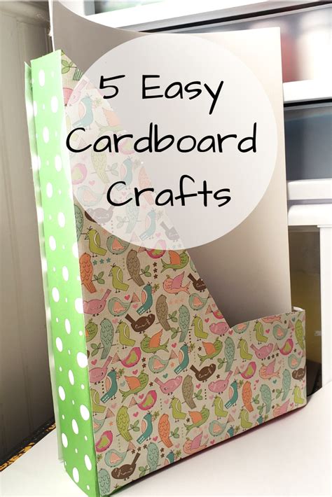 5 Easy Cardboard Crafts For Kids And Adults Whimsyroo Cardboard