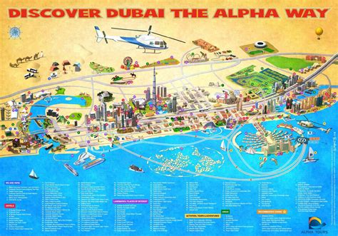 Dubai Lugares Para Visitar Mapa Dubai Mapa De Puntos De Interés