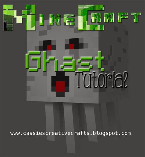 Cassies Creative Crafts Minecraft Ghast Craft Tutorial