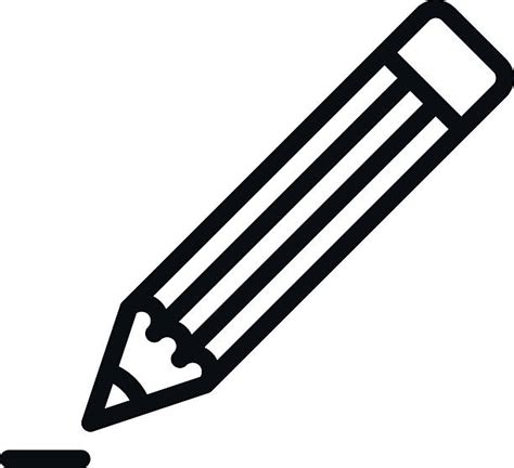 Clipart Pencil Outline Clipground