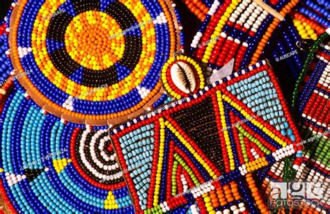 African Arts And Crafts Beaded Jewelry Made By Maasai People Kenya