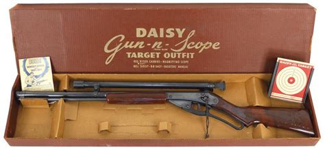 Toy Bb Gun Daisy Red Ryder Gun N Scope Target Outfit In Box Mfgd By