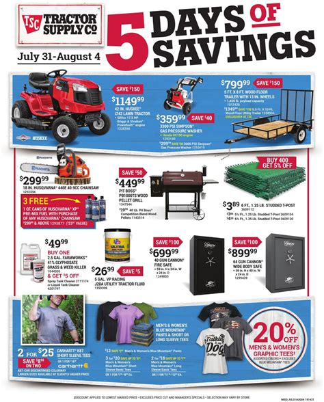 Tractor Supply Current Weekly Ad 0731 08042019 Frequent