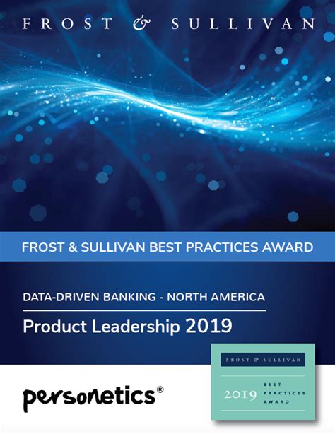 2019 Frost And Sullivan Best Practices Awards Personetics Personetics
