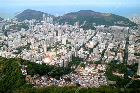 Vista Aérea De La Ciudad De Río De Janeiro Con Los Rascacielos Brasil